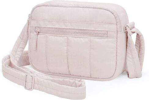 Lightweight Crossbody Bag for Women Puffer Wallet Multi-Pocket Shoulder Purse Handbag for Travel & Daily Use in Kuwait