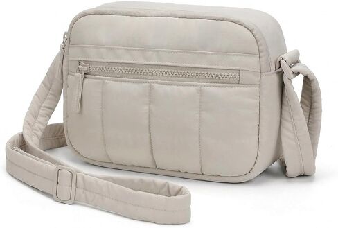 Lightweight Crossbody Bag for Women Puffer Wallet Multi-Pocket Shoulder Purse Handbag for Travel & Daily Use in Kuwait