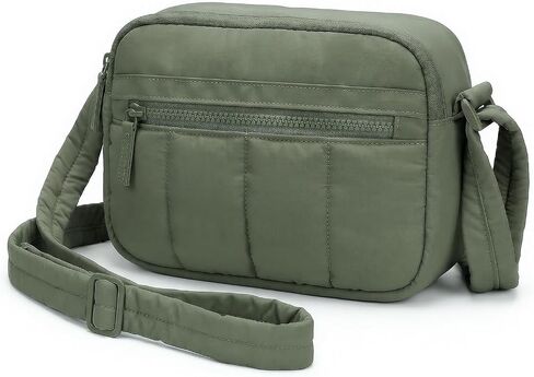 Lightweight Crossbody Bag for Women Puffer Wallet Multi-Pocket Shoulder Purse Handbag for Travel & Daily Use in Kuwait