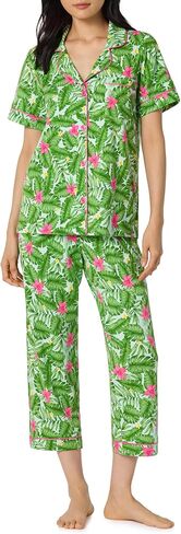 BedHead Pajamas Women's Cotton Knit Short Sleeve Cropped Pj Set in Saudi Arabia