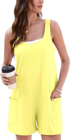 VUTRU Rompers for Women Summer Short Jumpsuits Casual Loose Romper 2026 Beach Vacation Clothes with Pockets in Saudi Arabia