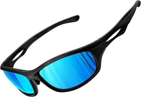 Joopin Wrap Around Sunglasses Women Men Polarized Sports Sun Glasses UV Protection Shades Rectangle Sunnies in Saudi Arabia