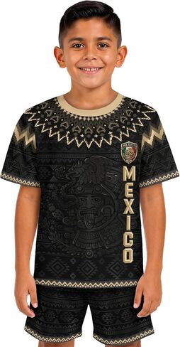 Mexico Kids Soccer Jersey Sets with Shorts for Soccer Fans, Mexico Jersey Kids for Boys & Girls in Kuwait