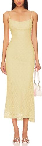 Women's Spaghetti Straps Lace Mesh Maxi Dress Square Neck Backless Mermaid Dress for Wedding Party 38 in Saudi Arabia