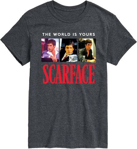 HYBRID APPAREL Scarface - The World is Yours- Men's Short Sleeve Graphic T-Shirt in Kuwait