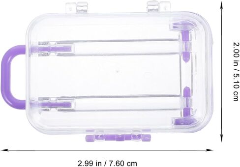 NUOBESTY Mini Suitcase Party Favor Box 12Pcs Clear Plastic Rolling Luggage Candy Boxes for Wedding Birthday Decorations 3 X 2 X 1.5 Inches in Kuwait