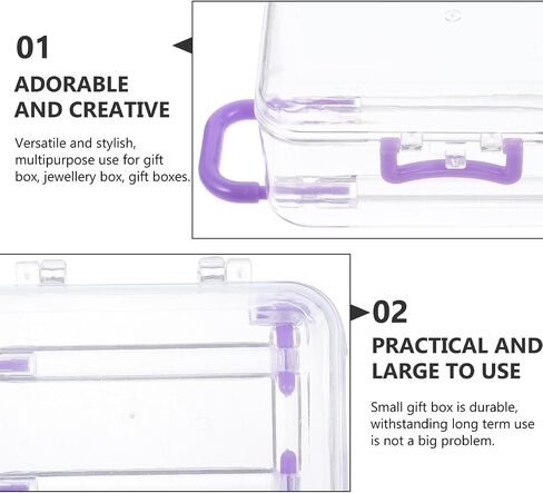 NUOBESTY Mini Suitcase Party Favor Box 12Pcs Clear Plastic Rolling Luggage Candy Boxes for Wedding Birthday Decorations 3 X 2 X 1.5 Inches in Kuwait