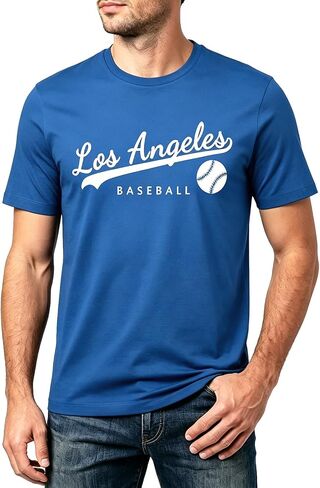 Mens Vintage Baseball Fans Team Color T Shirt for Men Women in Kuwait
