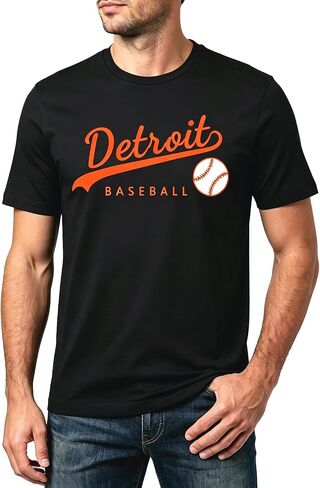 Mens Vintage Baseball Fans Team Color T Shirt for Men Women in Kuwait