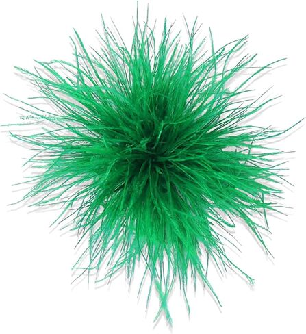 Dainty Feather Flower Large Brooch Pin for Women Men Elegant Oversized Floral Lapel Pins Fashion Wedding Party Dance Banquet Jewelry Gift Shawl Dress Suit Clothes Accessories 150mm in Kuwait
