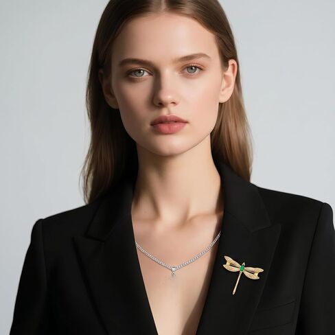 Dragonfly Brooch Vintage Brooches for Women Anmial Pin Anmial Clothing Accessory Jewelry Giifts for Mother Wife in Saudi Arabia