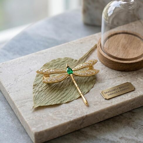 Dragonfly Brooch Vintage Brooches for Women Anmial Pin Anmial Clothing Accessory Jewelry Giifts for Mother Wife in Saudi Arabia
