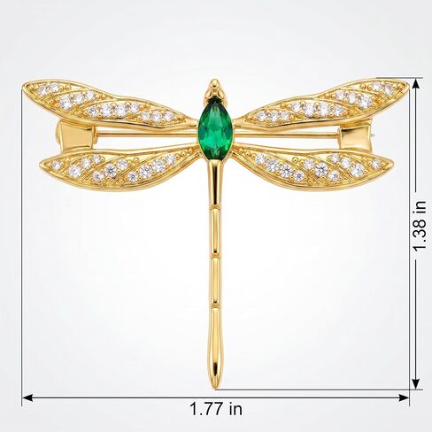 Dragonfly Brooch Vintage Brooches for Women Anmial Pin Anmial Clothing Accessory Jewelry Giifts for Mother Wife in Saudi Arabia