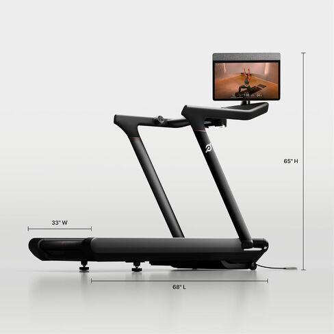Peloton Tread | حلقة مفرغة للركض والمشي والمشي مع خيارات يدوي أو تلقائيًا وشاشة تعمل باللمس بقيمة 24 بوصة غامرة in Kuwait