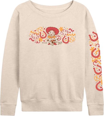 Disney Toy Story - Jessie Horseshoes - Women's French Terry Long Sleeve Pullover in Kuwait