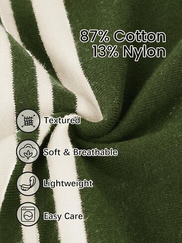 Les umes Mens Polo Shirts Vintage Stripe V-Neck Short Sleeve Knit Cotton Summer Golf Casual Shirts in Saudi Arabia