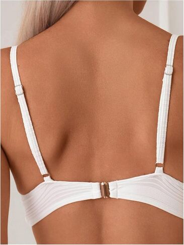 RoseSeek Women's 2 Piece Bikini Sets Twist Front Bras and High Waisted Panties Summer Beachwear Swimwear in Kuwait