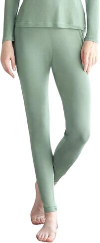 Women's Silk Thermal Underwear Pants Winter Fall Lightweight Knit Base Layer Long Johns Ladies Warm Bottoms Layering in Kuwait