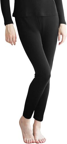 Women's Silk Thermal Underwear Pants Winter Fall Lightweight Knit Base Layer Long Johns Ladies Warm Bottoms Layering in Saudi Arabia