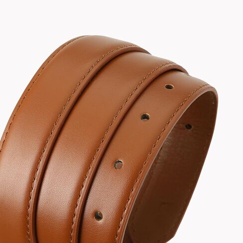 HOTWILL Women Belt with Gold Buckle Ladies Fashion Faux Leather Waist Belt for Jeans Pants in Saudi Arabia