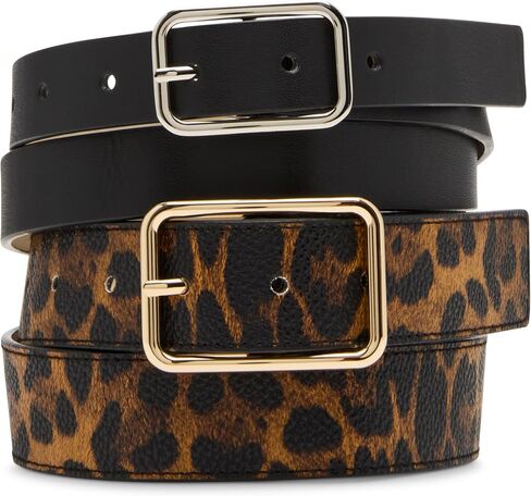 Steve Madden Women's Black and Leopard Pant Belt Pack in Kuwait