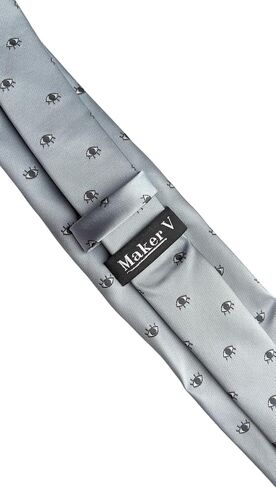 Maker V Eyes Neckties, Optometrist Necktie, Eye Doctor Tie, Optometrist Ties, Eye Surgeon gift for men, Oculoplastic Surgeon, Opthalmologist Gifts in Saudi Arabia