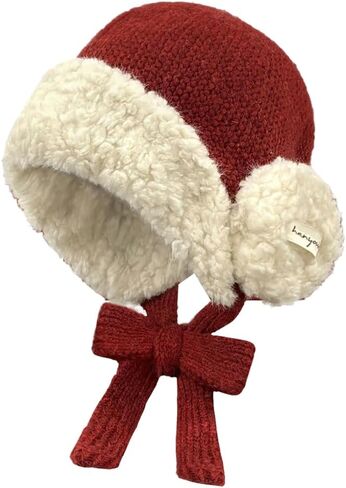 Niction Slouchy Crochet Hats for Women Girls Cute Winter Beanie Skull Caps Warm Knitted Furry Beanies Cap for Cold Weather in Saudi Arabia