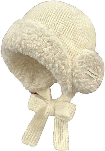 Niction Slouchy Crochet Hats for Women Girls Cute Winter Beanie Skull Caps Warm Knitted Furry Beanies Cap for Cold Weather in Saudi Arabia