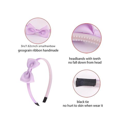 XIMA 20pcs Cute Bow Headbands for Toddler Girls Stylish & Comfy 2-4 Years Adorable Head Loop for Little Girls 1-6 Years Diademas Para Niñas Hairbands with Bows Perfect Kids Hair Accessories in Saudi Arabia
