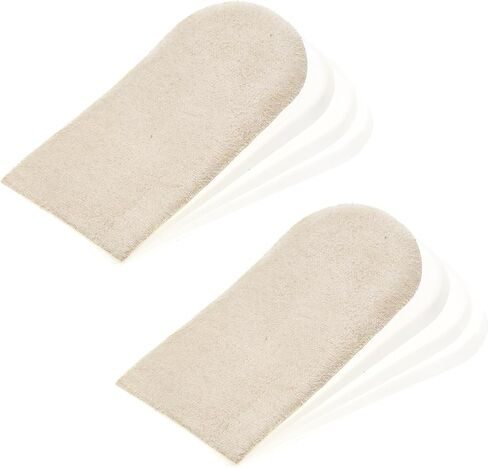 MEETOOT Adjustable Height Insoles 1 Pair, Soft Silicone Height Increase Pads, Adjustable from 1/4 Inch to 1 Inch in 4 Layers in Saudi Arabia