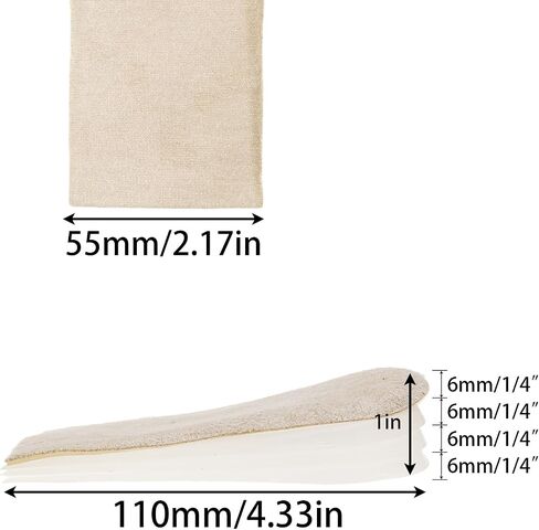 MEETOOT Adjustable Height Insoles 1 Pair, Soft Silicone Height Increase Pads, Adjustable from 1/4 Inch to 1 Inch in 4 Layers in Saudi Arabia