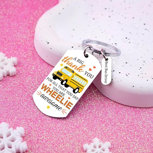 Bus Driver Keychain Bus Driver Appreciation Gifts Best Buses Drivers Gifts for Men School Buses Drivers Gift for Birthday Retirement Christmas Stocking Stuffers in Kuwait
