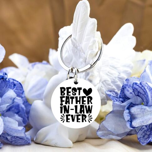 Fathers In Law Gifts from Son In Law Father In Law Gifts from Daughter In Law Funny Father In Law Gifts Keychains Best Fathers Day Gift from Son In Law Birthday Fathers Day Christmas Keyring in Saudi Arabia