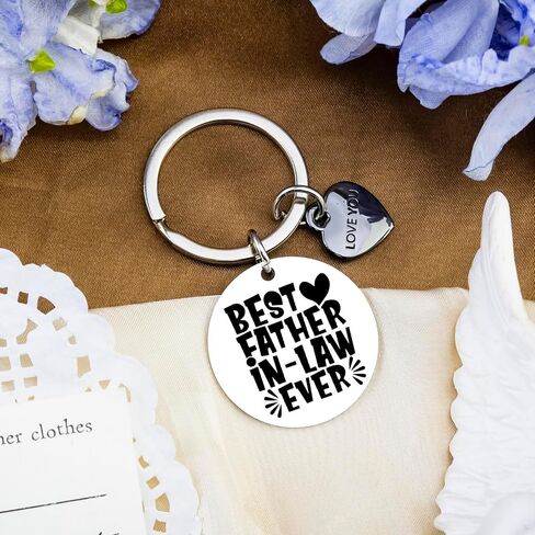 Fathers In Law Gifts from Son In Law Father In Law Gifts from Daughter In Law Funny Father In Law Gifts Keychains Best Fathers Day Gift from Son In Law Birthday Fathers Day Christmas Keyring in Saudi Arabia