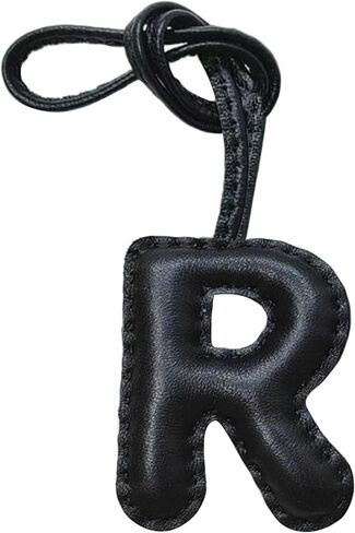 Initial Bag Charm, Letter Bag Charms for Handbags, Fashion Letter A-Z Leather Bag Accessories Purse Charms in Saudi Arabia