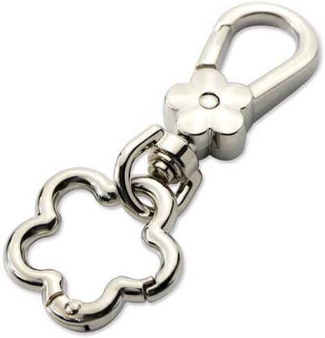 2PCS Flower Keychain Cute Handbag Key Chain Personalized Key ring Golden for Women Car Present、purse、Lanyard Braiding in Saudi Arabia