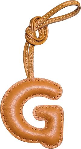Initial Bag Charm, Letter Bag Charms for Handbags, Fashion Letter A-Z Leather Bag Accessories Purse Charms in Saudi Arabia