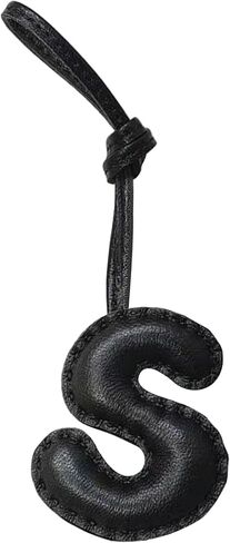 Initial Bag Charm, Letter Bag Charms for Handbags, Fashion Letter A-Z Leather Bag Accessories Purse Charms in Saudi Arabia