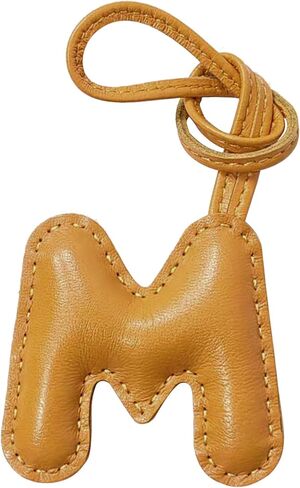 Initial Bag Charm, Letter Bag Charms for Handbags, Fashion Letter A-Z Leather Bag Accessories Purse Charms in Saudi Arabia