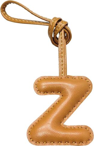 Initial Bag Charm, Letter Bag Charms for Handbags, Fashion Letter A-Z Leather Bag Accessories Purse Charms in Saudi Arabia
