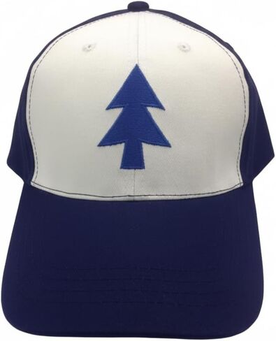 Dipper Pines Blue Tree Baseball Cap - Costume & Everyday Wear - Quality Embroidered 6 Panel Adult Hat - TV Show Cosplay Gift in Saudi Arabia
