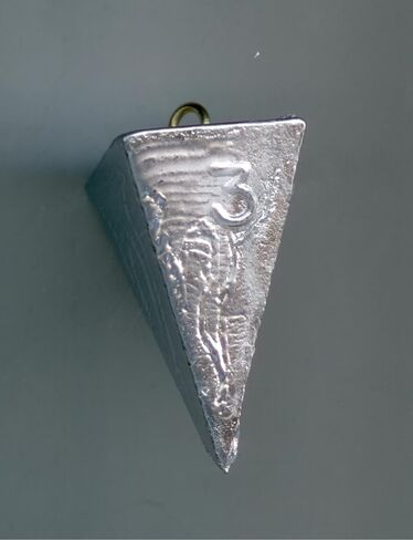 S & J's Tackle Box 3 oz Pyramid SINKERS - 10 PER Pack C in Saudi Arabia