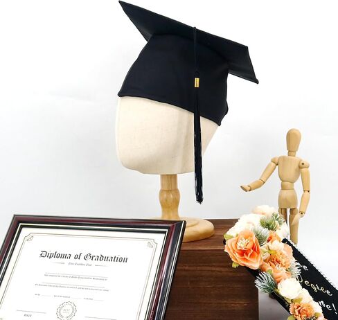 GraduatePro Black Graduation Cap Bulk for College High School Ceremony in Kuwait