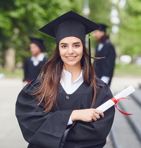 GraduatePro Black Graduation Cap Bulk for College High School Ceremony in Kuwait