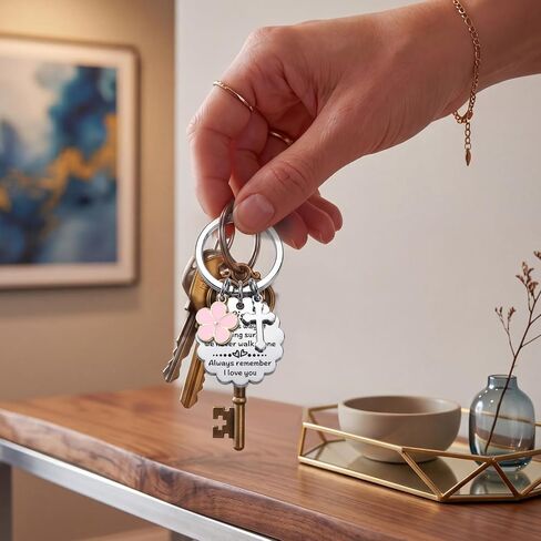 Sister Gifts Keychain, Christmas Birthday Gifts Key chain for Sister, Christian Gifts Ideas, Stocking Stuffers for Sister in Saudi Arabia