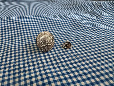 Buffalo Nickel Lapel Pin 2005 Westward Journey Series Uncirculated Coin Enamel Pin Backing Hand Made Lapel Pin Collectible Bison Nickel in Kuwait