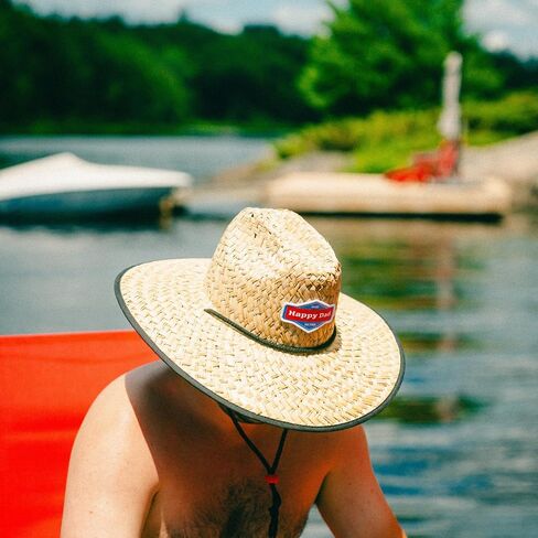 Happy Dad Straw Hat Natural in Saudi Arabia