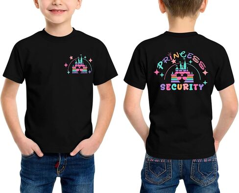 Princess Security Shirt for Boys Magical T Shirts Toddler Magic Kingdom Tee Tops 4-15Years in Saudi Arabia
