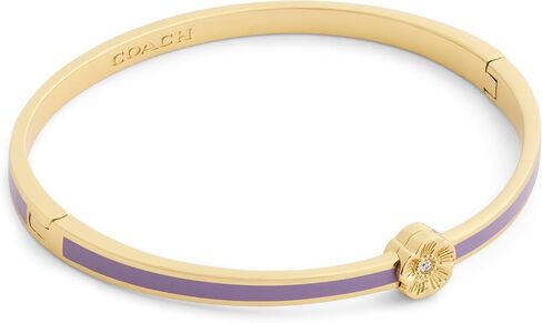 COACH Signature Tea Rose Enamel Bangle Bracelet in Kuwait