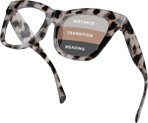 FONHCOO Oversized Progressive Reading Glasses for Women Men Large Square Blue Light Blocking Computer Readers in Saudi Arabia